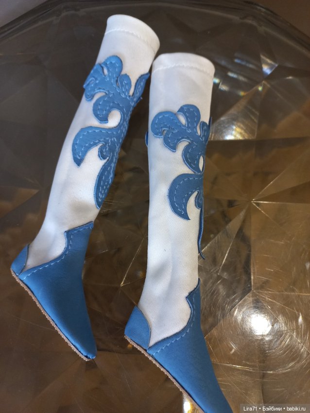 Сапожки в русском стиле на стопу 5 см