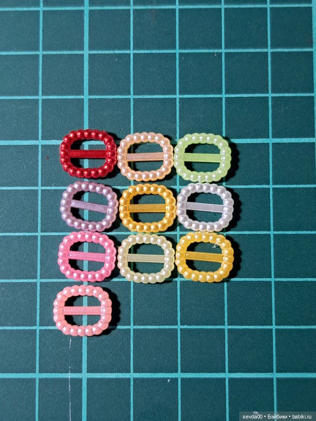 Прыжка для кукол,стразы цветочки (фото 6)