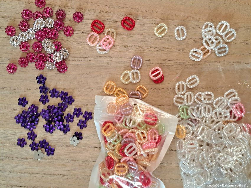 Прыжка для кукол,стразы цветочки (фото 3)