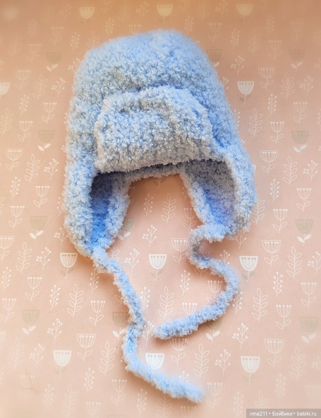 Мастер-класс по вязанию шапки ушанки для кукол 20 см Монст, Holala, Mzzm (фото 5)