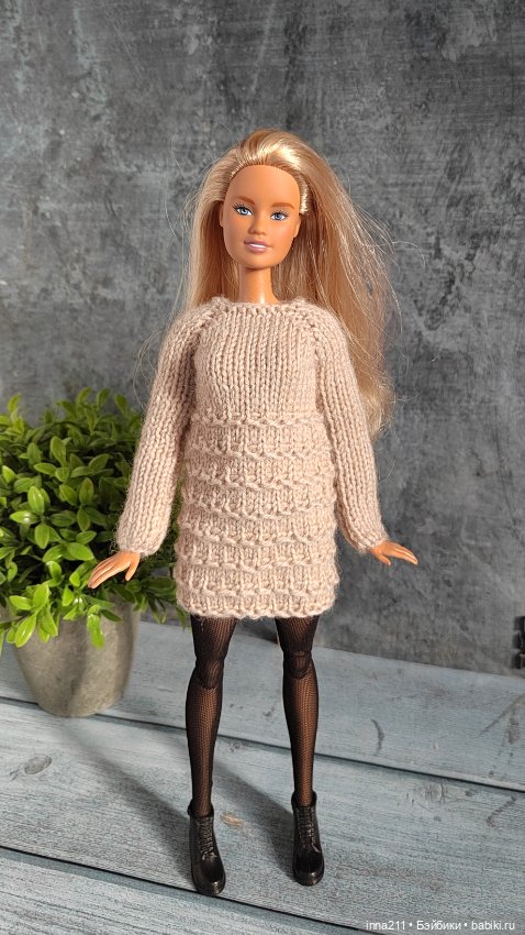 Мастер-класс по вязанию платья для Барби (фото 2)