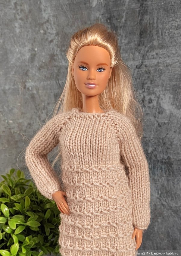 Мастер-класс по вязанию платья для Барби (фото 3)