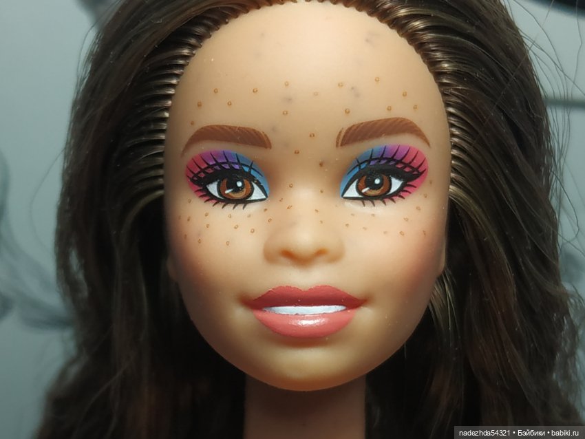 Барби Фашионистас 206 с веснушками и родинками нюд (2) (фото 4)