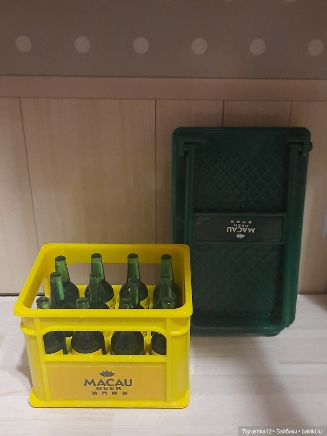 Ящик пива на тележке — Миниатюра для кукол (фото 3)