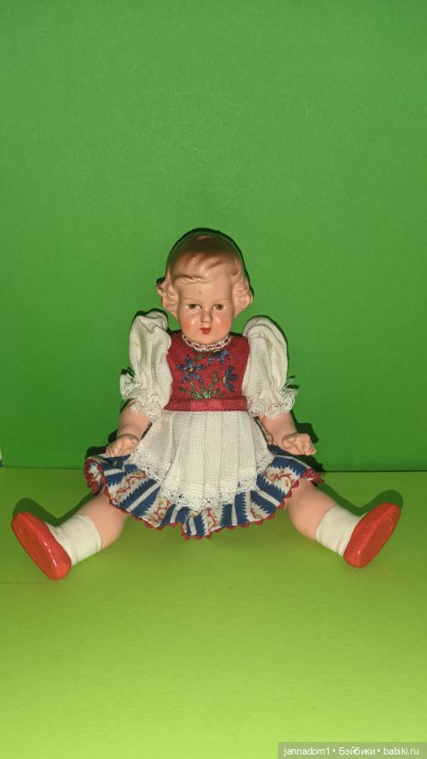 Очаровательная куколка-рельефка ECW-E. Christian Wittig, высота 18,5 см (фото 6)