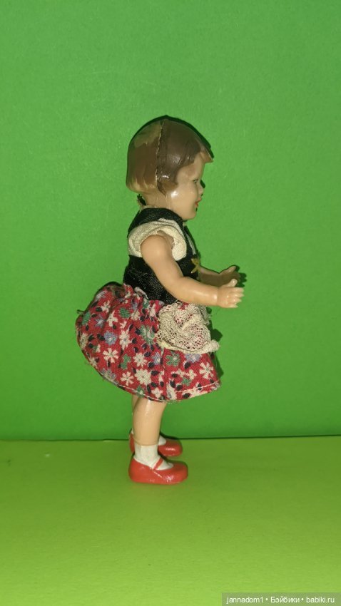 Куколка из колкого пластика Ари Ari August Riedeler GmbH &Co. KG, ГДР, высота 15 см (фото 4)