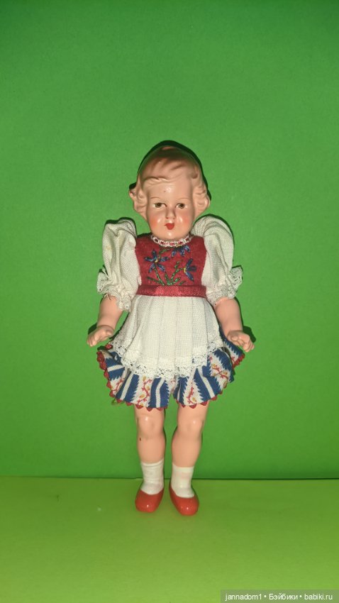 Очаровательная куколка-рельефка ECW-E. Christian Wittig, высота 18,5 см