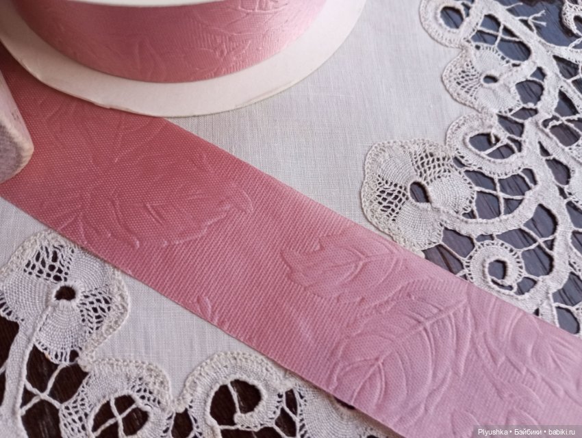 Винтажные ленты для нарядов ваших кукол. Муар, тиснение, зеркальный эффект (фото 6)