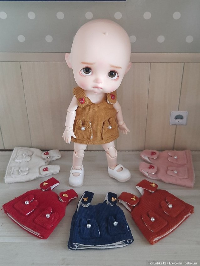 Сарафанчики для кукол Ob11 (фото 2)