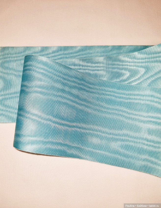 Старинная муаровая лента — Кружево (фото 2)