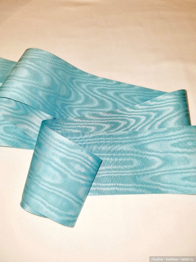 Старинная муаровая лента — Кружево