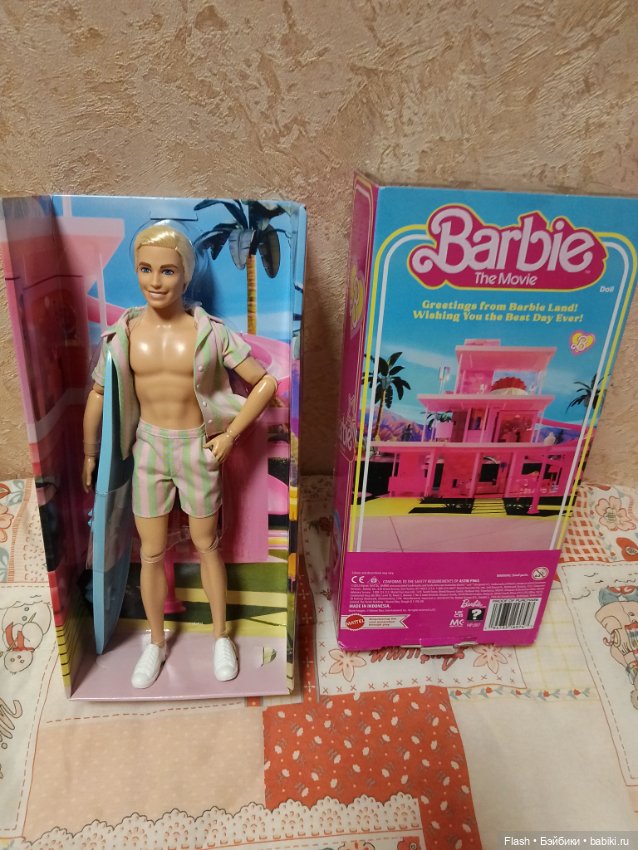 Кен Райан Гослинг Barbie the Movie Ken Сёрфер НРФБ (фото 10)