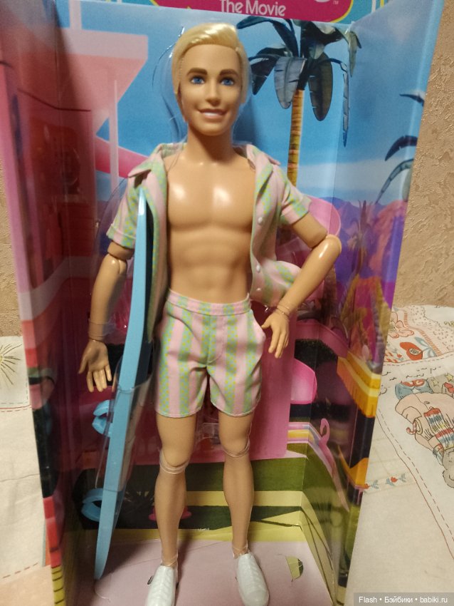 Кен Райан Гослинг Barbie the Movie Ken Сёрфер НРФБ (фото 6)