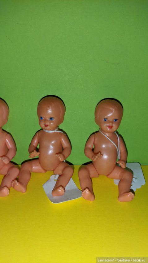 Пупсики из колкого пластика ES, Emil Schwenk, высота 10.5 см