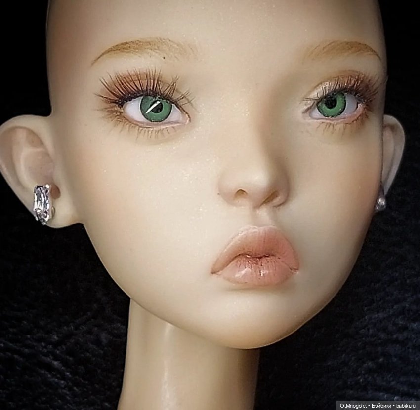 Серьги гвоздики с цирконием (фото 7)