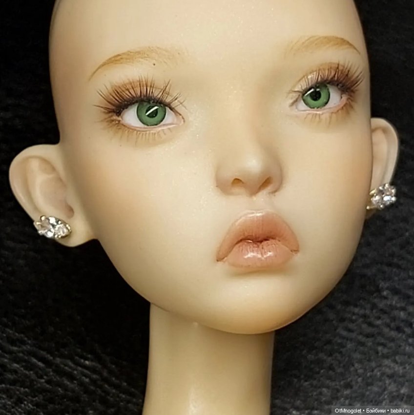 Серьги гвоздики с цирконием (фото 3)