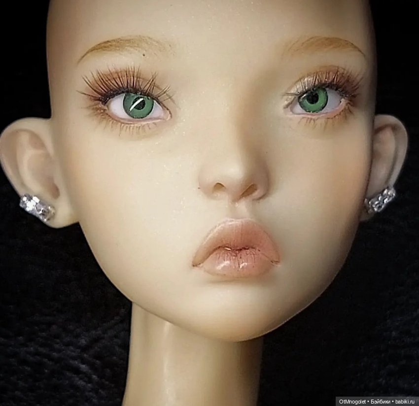 Серьги гвоздики с цирконием (фото 6)