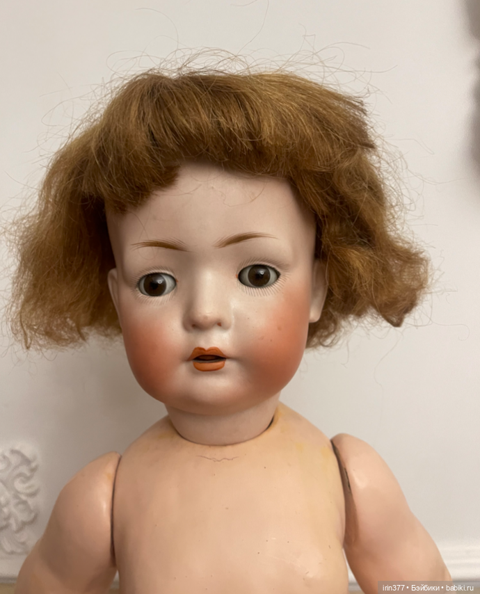 Парик натуральные волосы — Другое для антикварных кукол (фото 10)