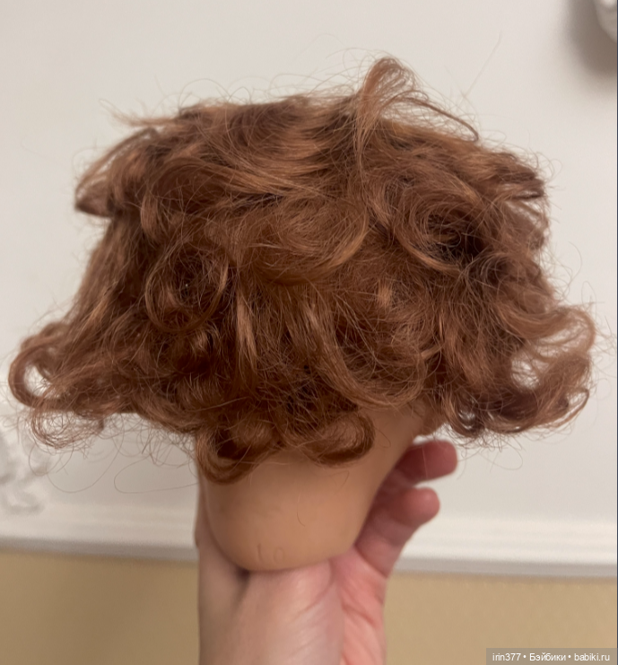Натуральный парик Франция цвет медный