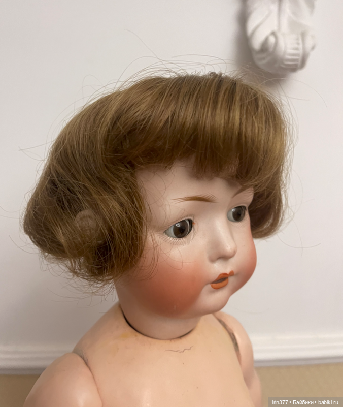 Парик для куклы натуральные волосы (фото 8)