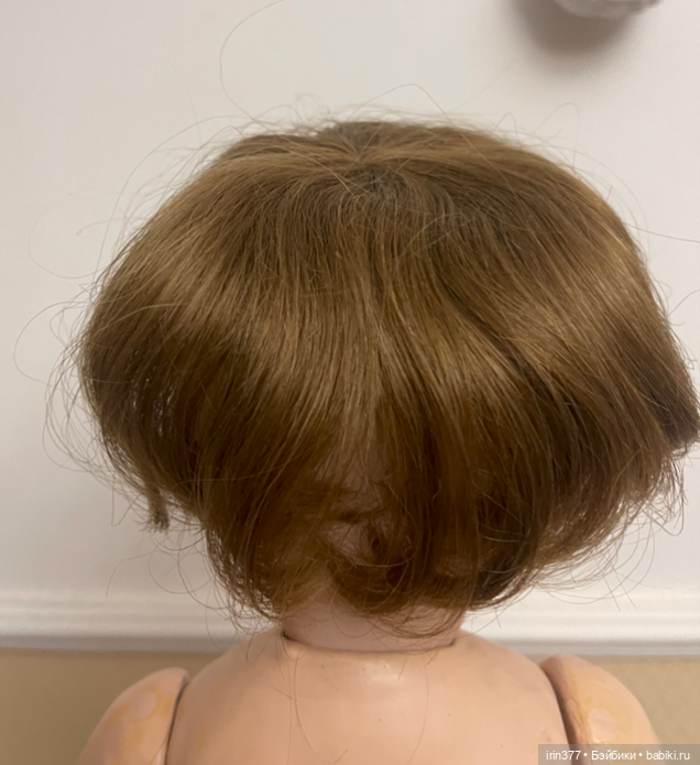 Парик для куклы натуральные волосы (фото 9)