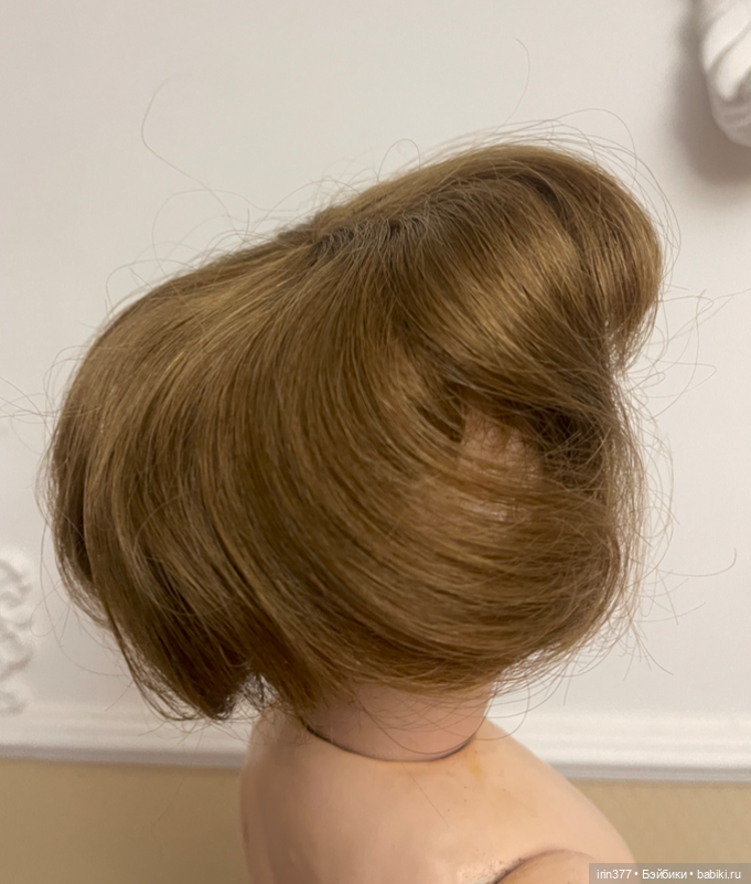 Парик для куклы натуральные волосы (фото 10)