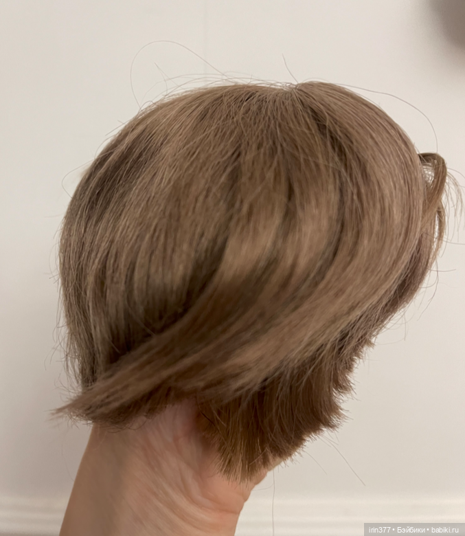 Парик для антикварной куклы, натуральные волосы (фото 7)