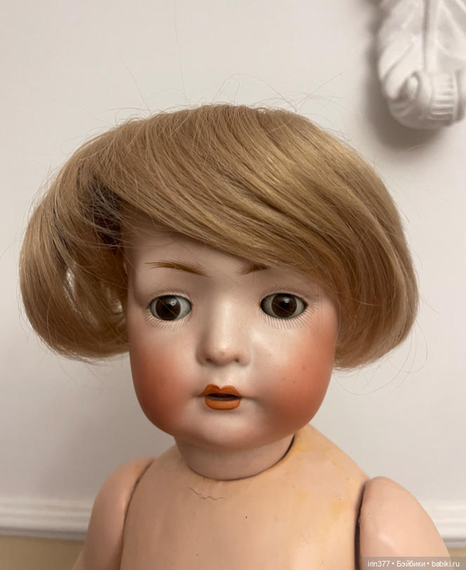 Парик для куклы натуральный