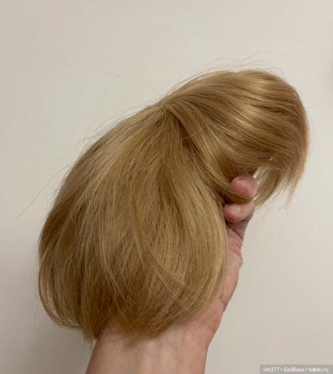 Парик для куклы натуральный (фото 9)