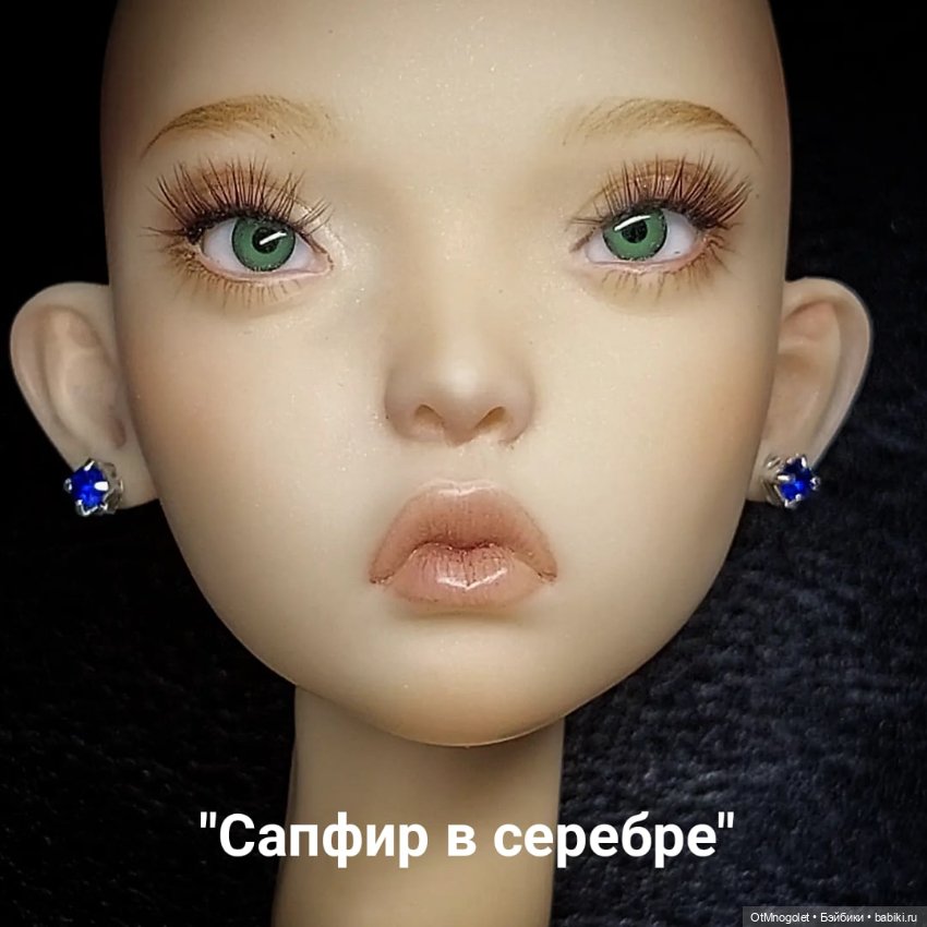 Пусеты "Стразы в серебре" 2мм (фото 2)