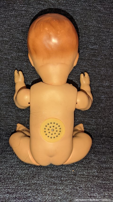 Винтажный немецкий пупс со спящими глазками, высота 40 см (фото 4)