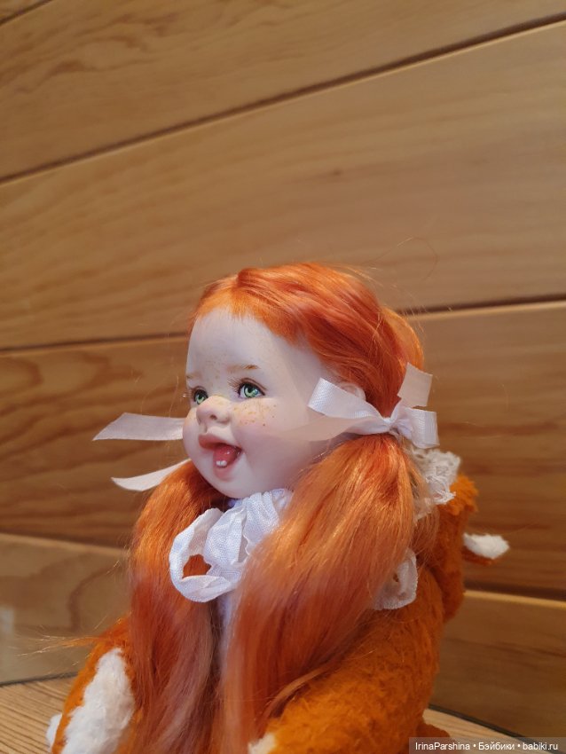 Авторская игрушка Лисичка Тедди-долл (фото 3)