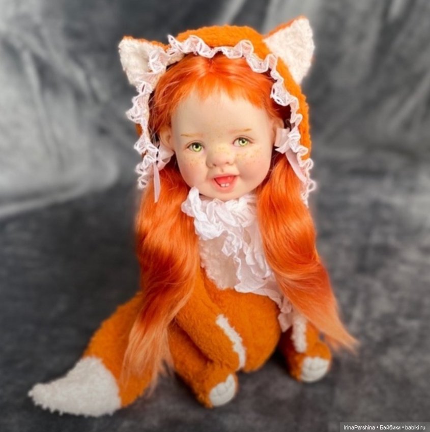 Авторская игрушка Лисичка Тедди-долл (фото 7)