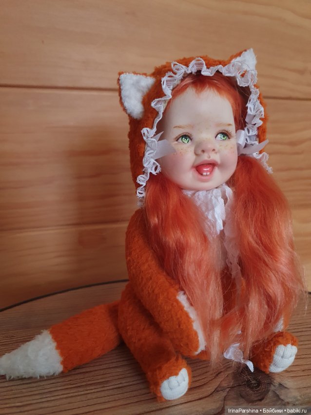 Авторская игрушка Лисичка Тедди-долл