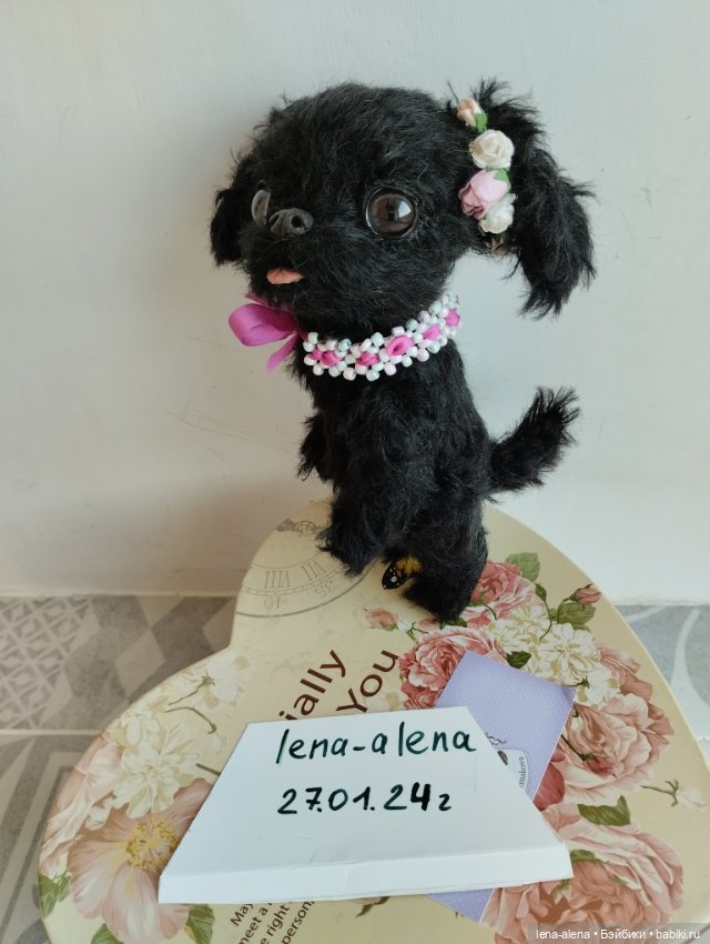 Авторский щенок Cola — Авторские игрушки (фото 4)