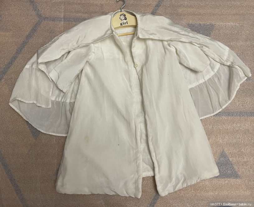 Детское утепленное пальто-кейп (фото 3)