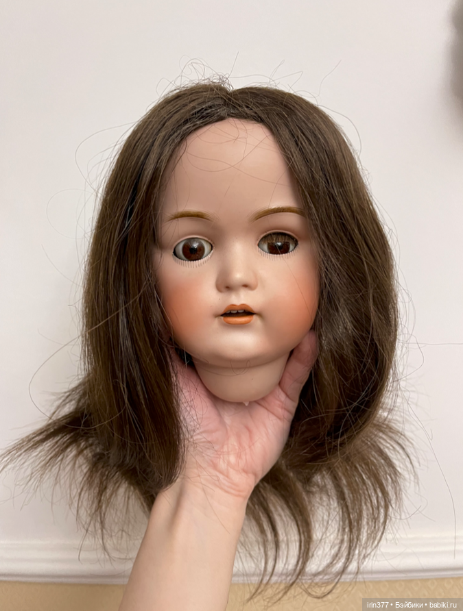 Парик для антикварной куклы