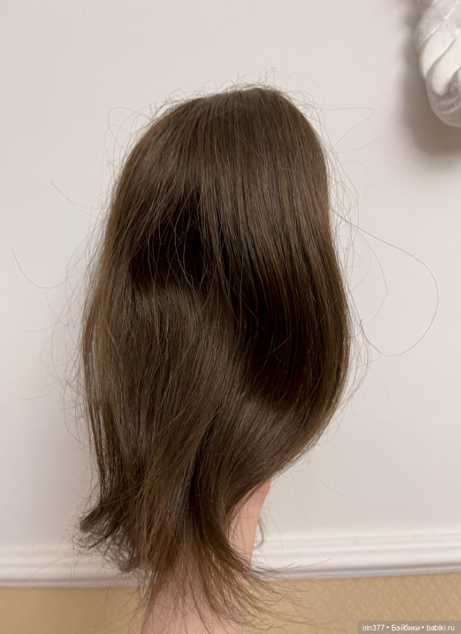 Парик для антикварной куклы (фото 3)