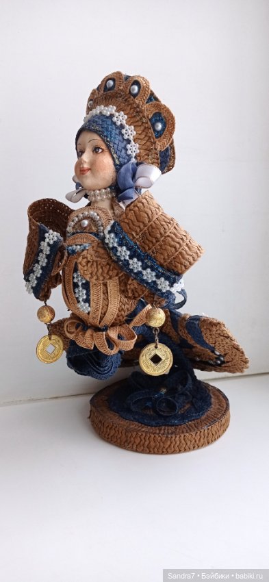 Синяя Птица. Авторская кукла (фото 5)