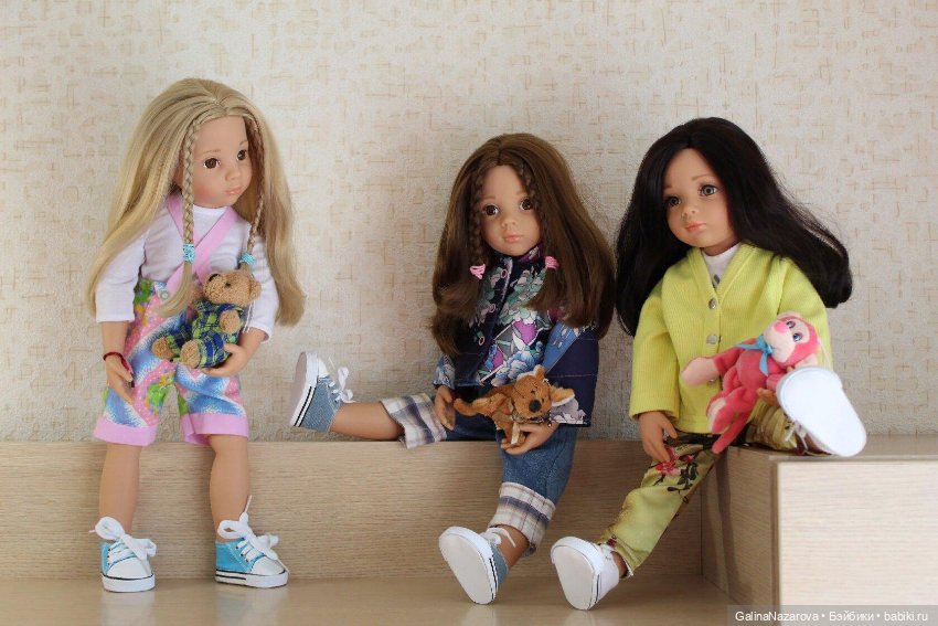 Летний комбинезон для кукол Готц 48-50 см (фото 6)