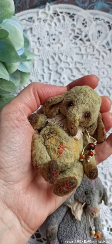 Выкройка мини слоника -тедди " Луи" (фото 3)