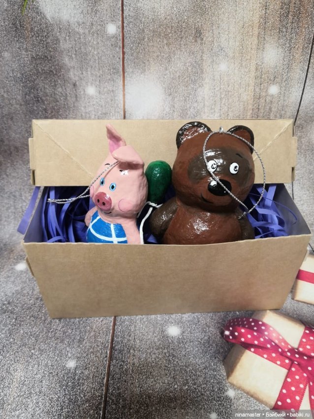 Лот Ватные елочные игрушки (фото 5)