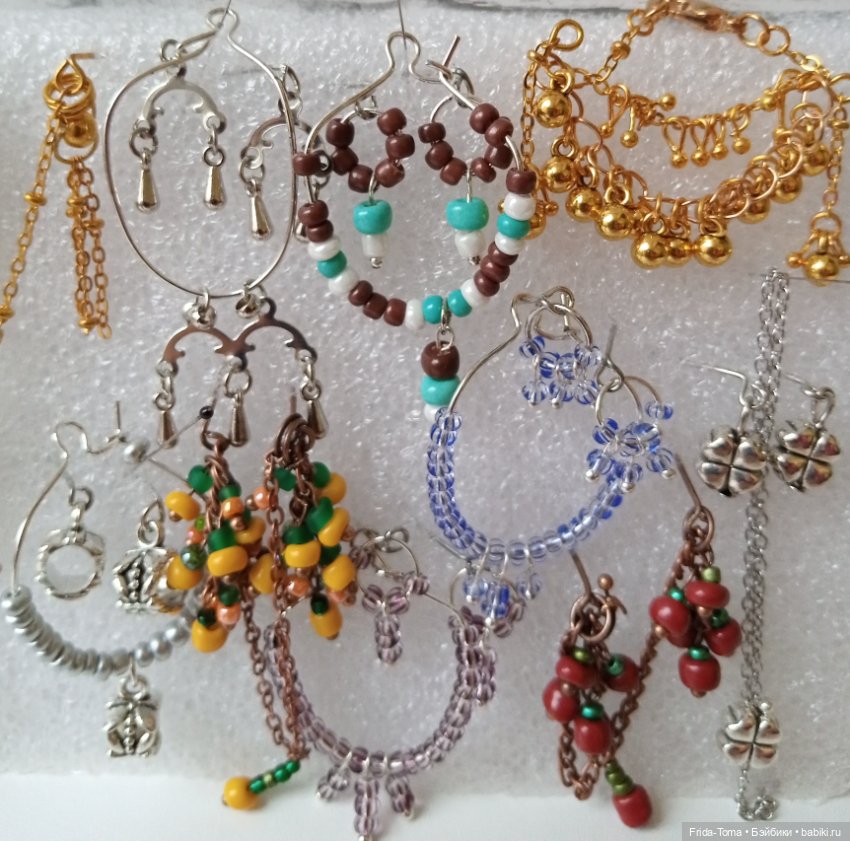 Бижутерия украшения для барби поппи интегрити момоко рестлерша серьги колье (фото 2)