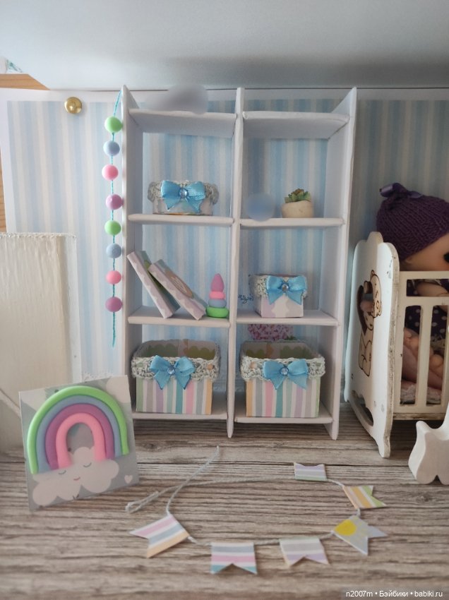 Наполнение для стеллажа — Миниатюра для кукол