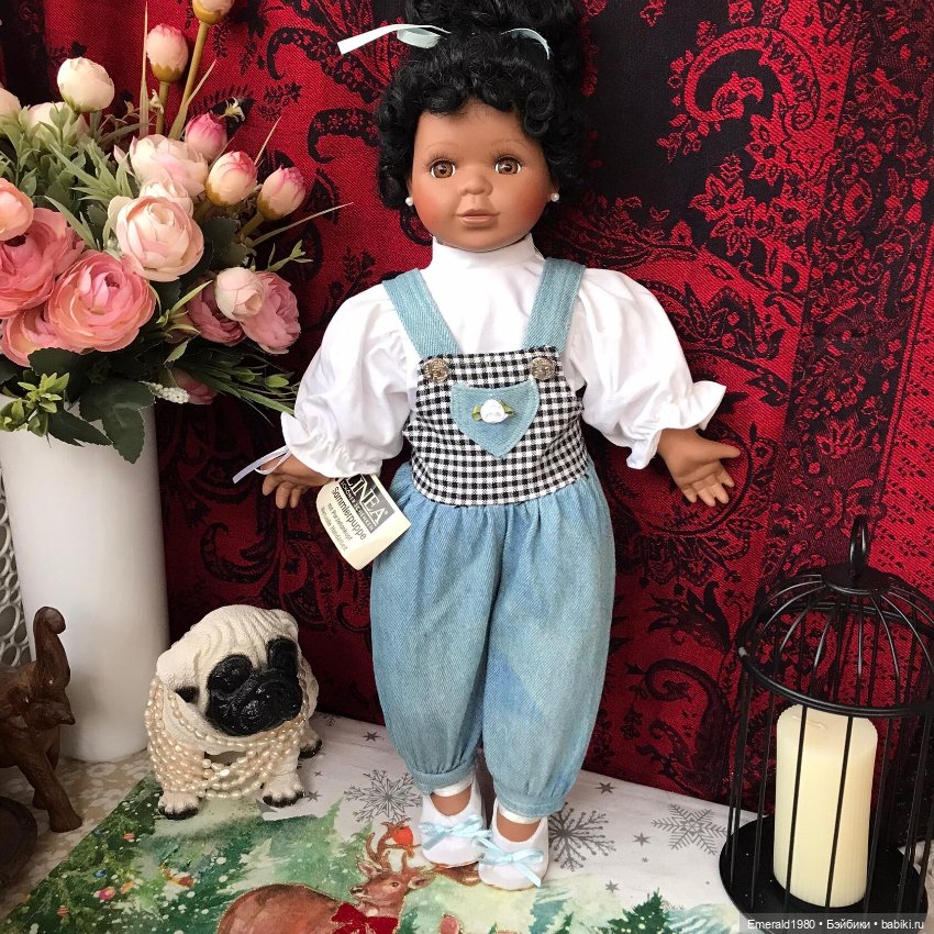 Фарфоровая бюстовая кукла Германия 90е гг (фото 2)