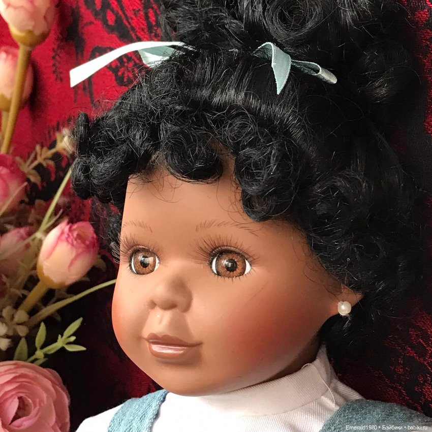 Фарфоровая бюстовая кукла Германия 90е гг (фото 4)