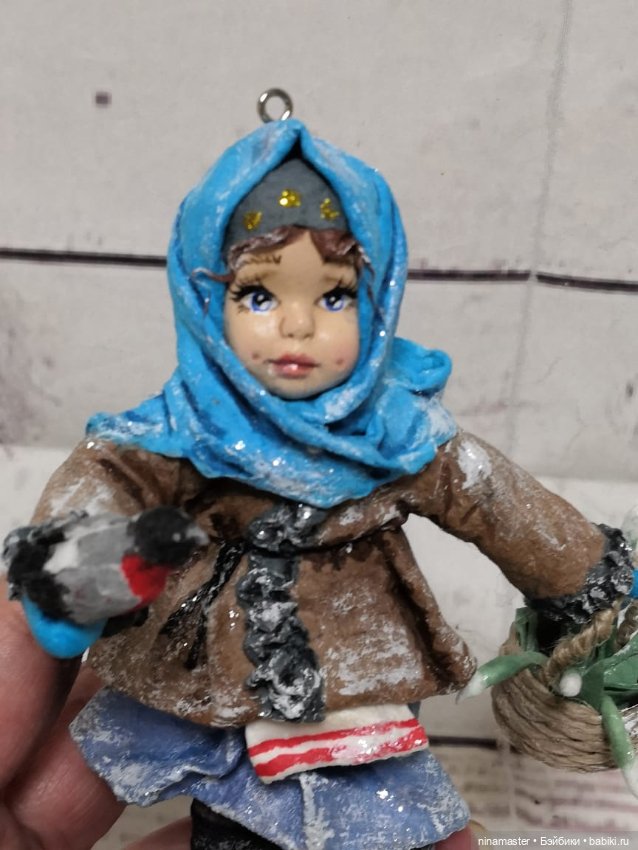 Ватная елочная игрушка — Авторские игрушки (фото 4)