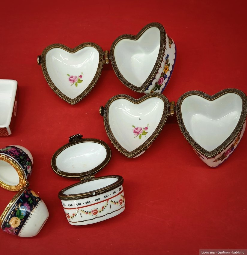 Шкатулка фарфоровая винтаж (фото 8)