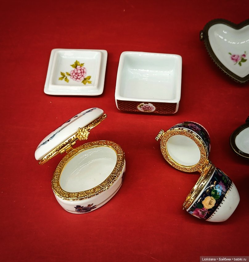 Шкатулка фарфоровая винтаж (фото 7)