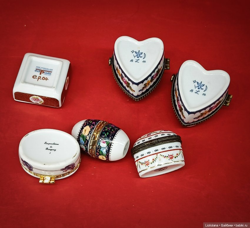 Шкатулка фарфоровая винтаж (фото 5)